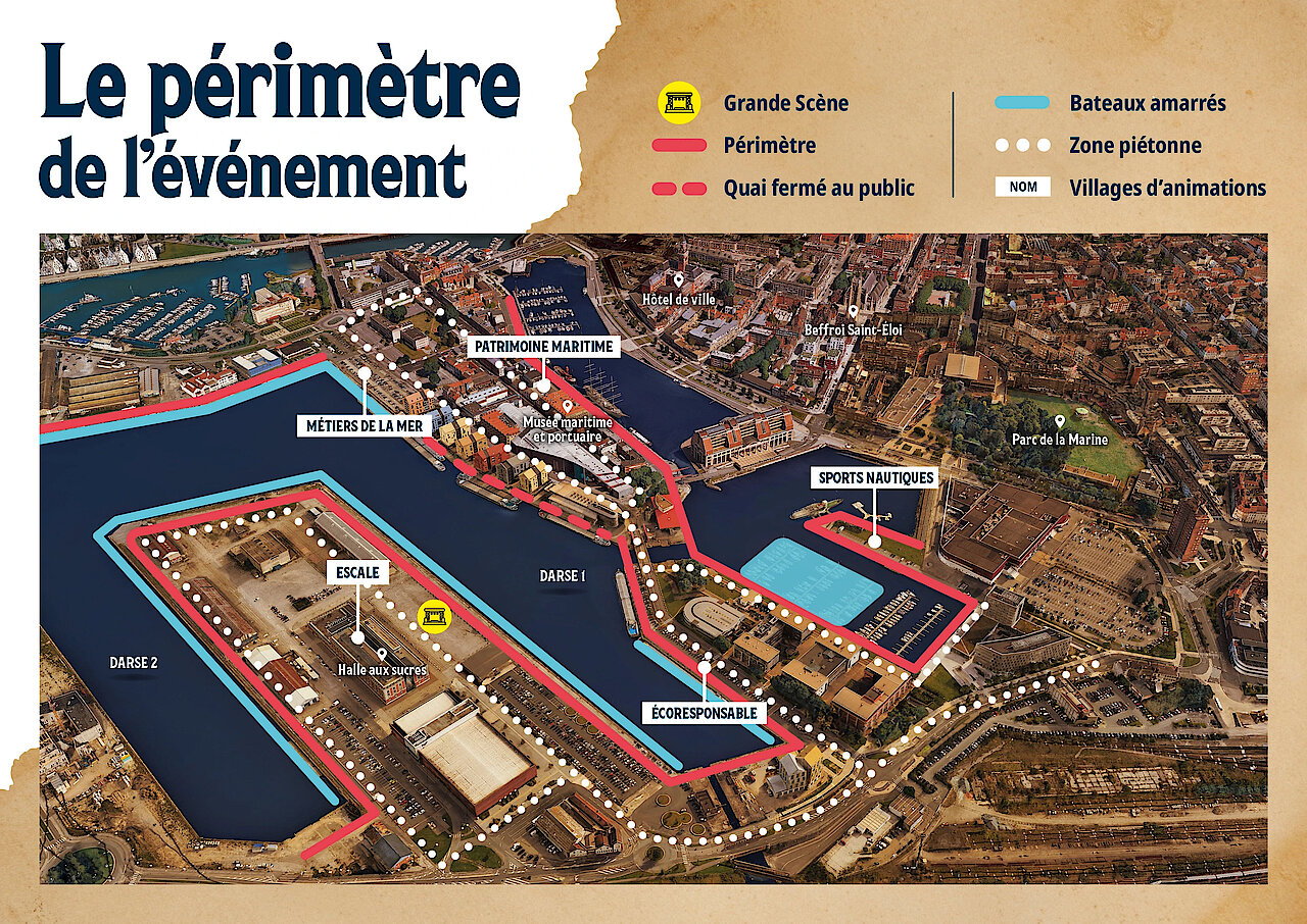 Plan d'implantation de l'évènement